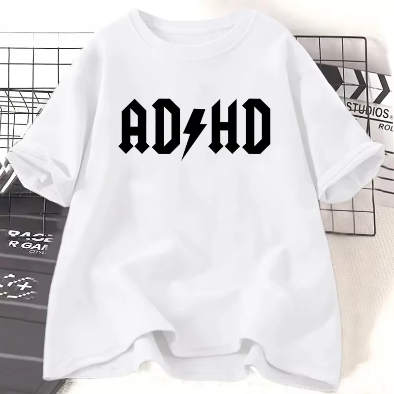 T-shirts imprimés Adhd pour femmes