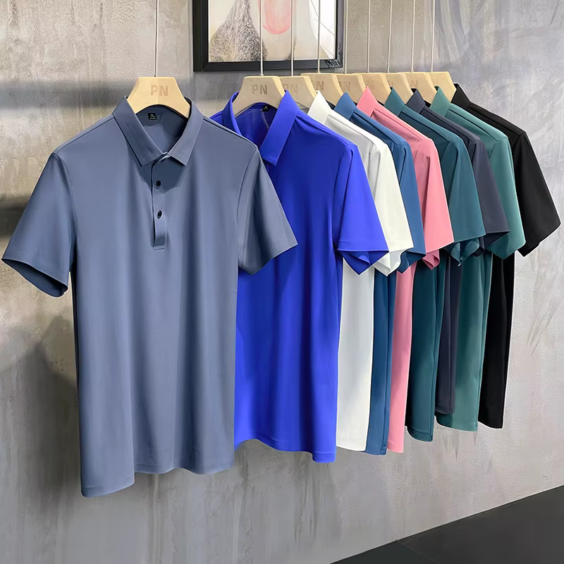 Polo haut de gamme sans coutures pour homme