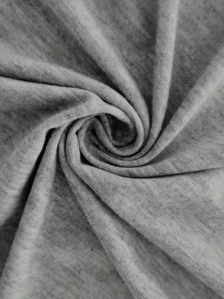T-shirt uni à col en V pour femme
