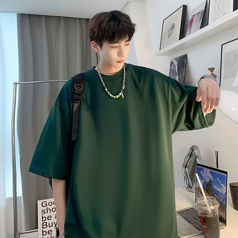 Hommes été Super doux blanc T-Shirt à manches courtes coton