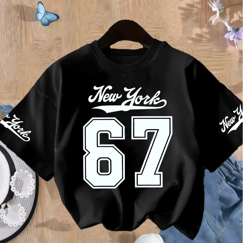 T-shirts pour adolescents New York Six Seven pour garçons et filles