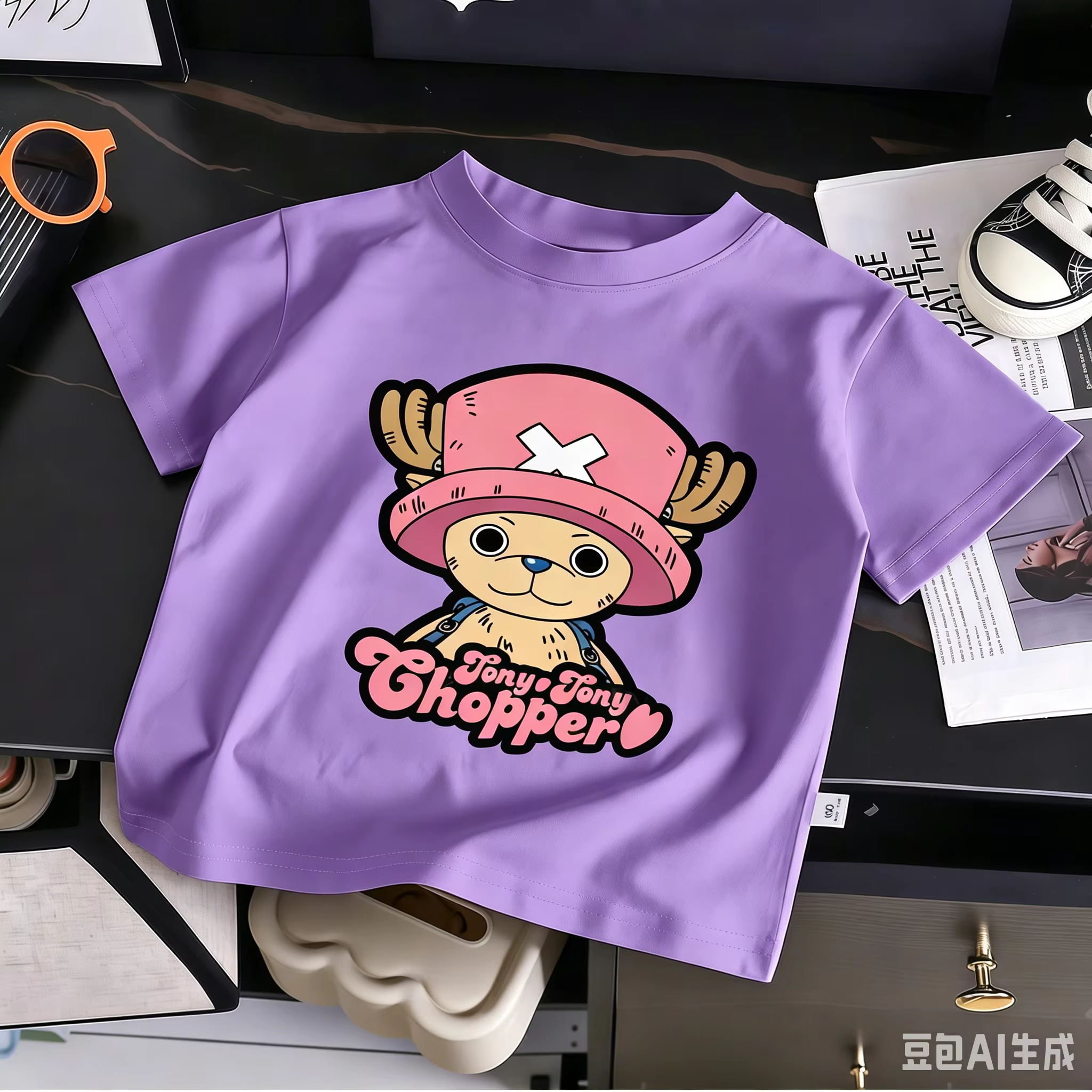 T-shirt imprimé Tony Tony Chopper pour enfants