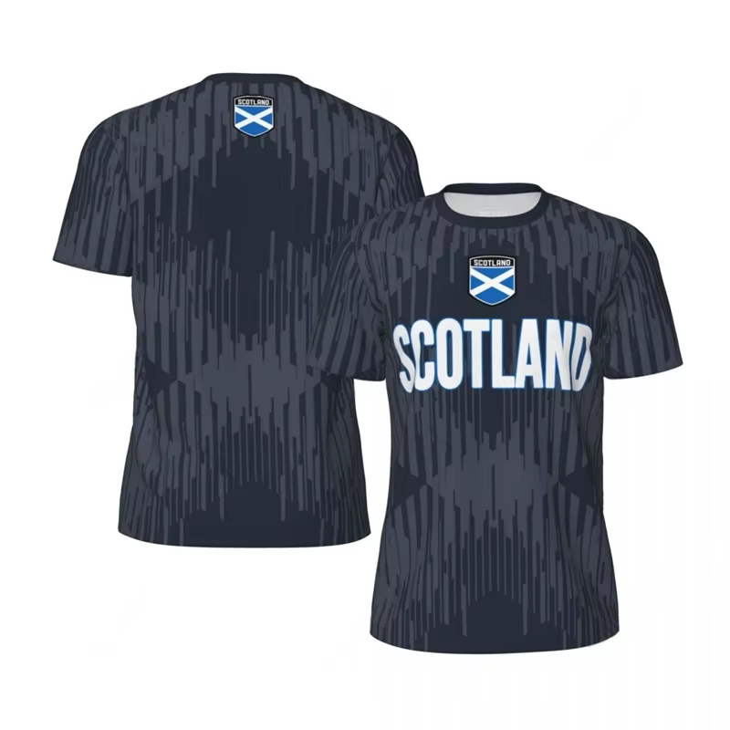 T-shirt de football imprimé en 3D pour hommes