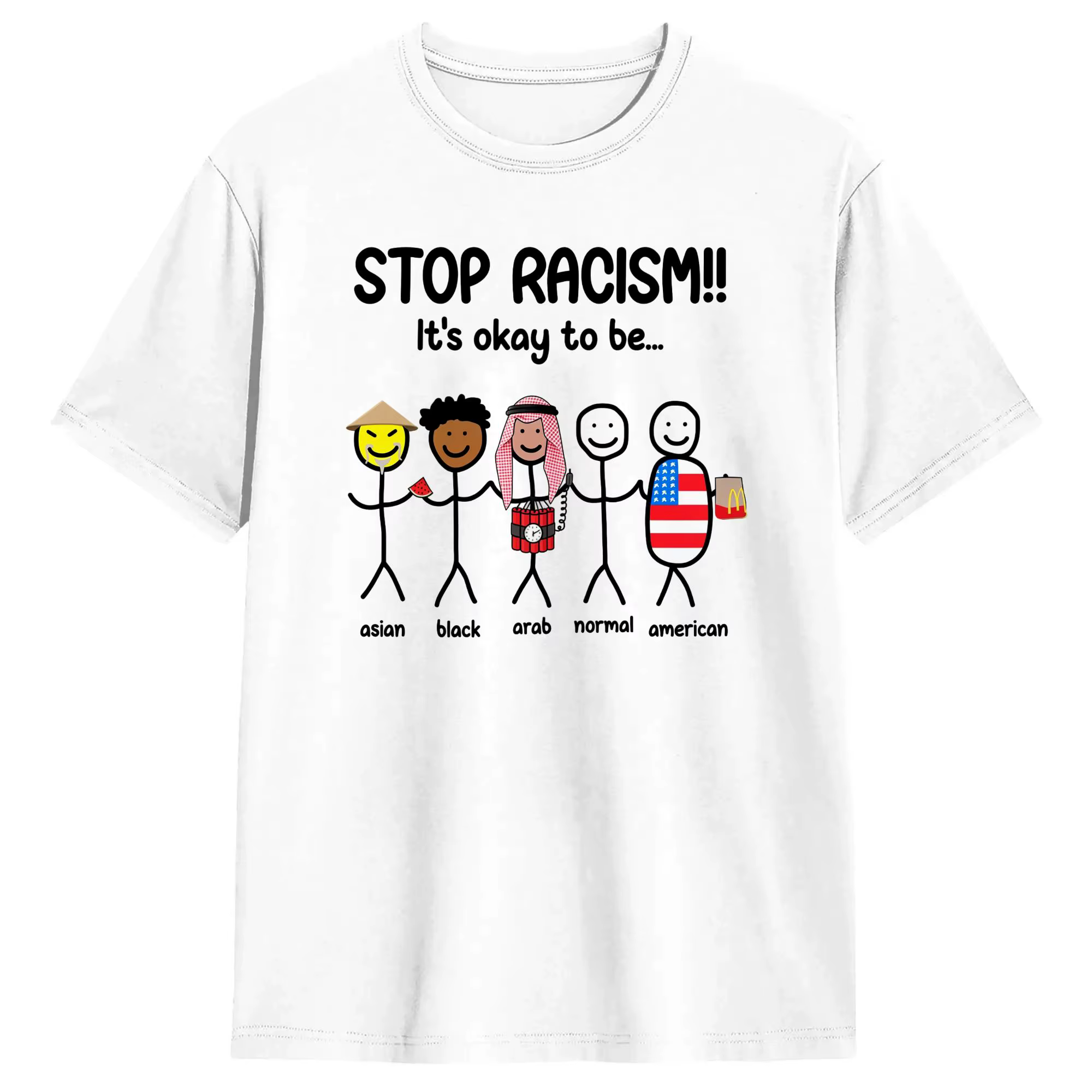 T-shirts Stop Racism It's Okay To Be Asian