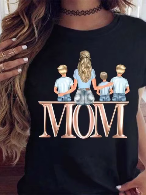 T-shirt graphique pour maman