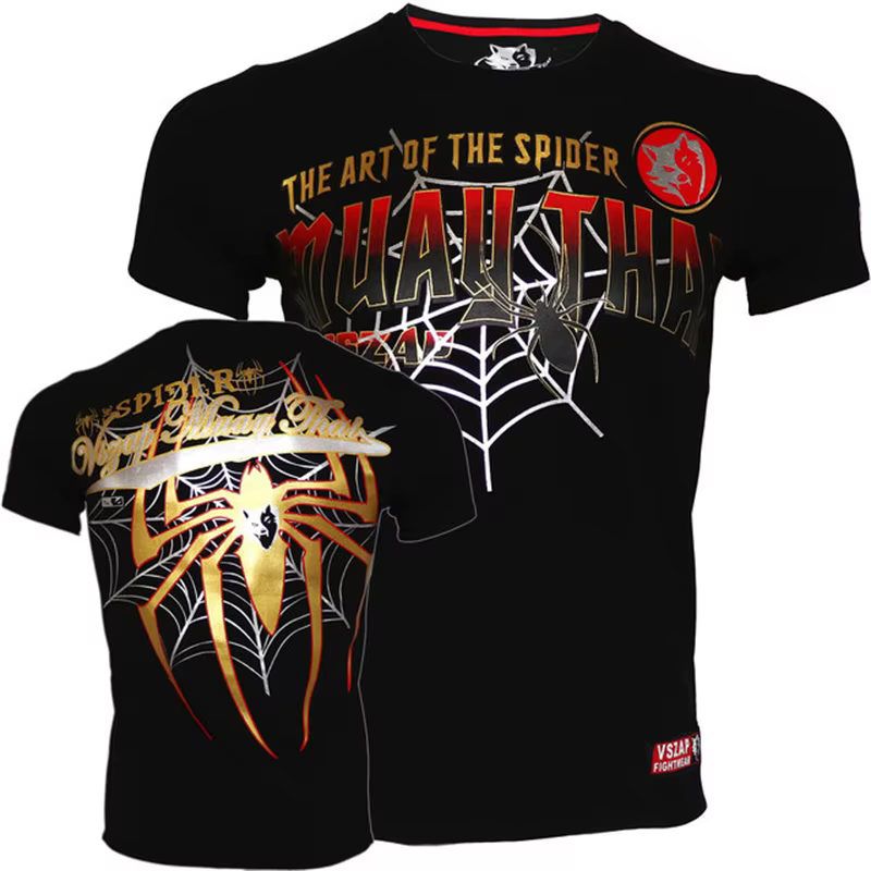 Muay Thai sport hommes T-Shirt drôle impression 3D à manches courtes