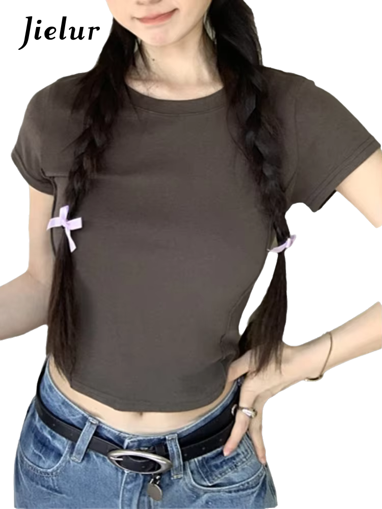 T-Shirt à col rond pour femmes