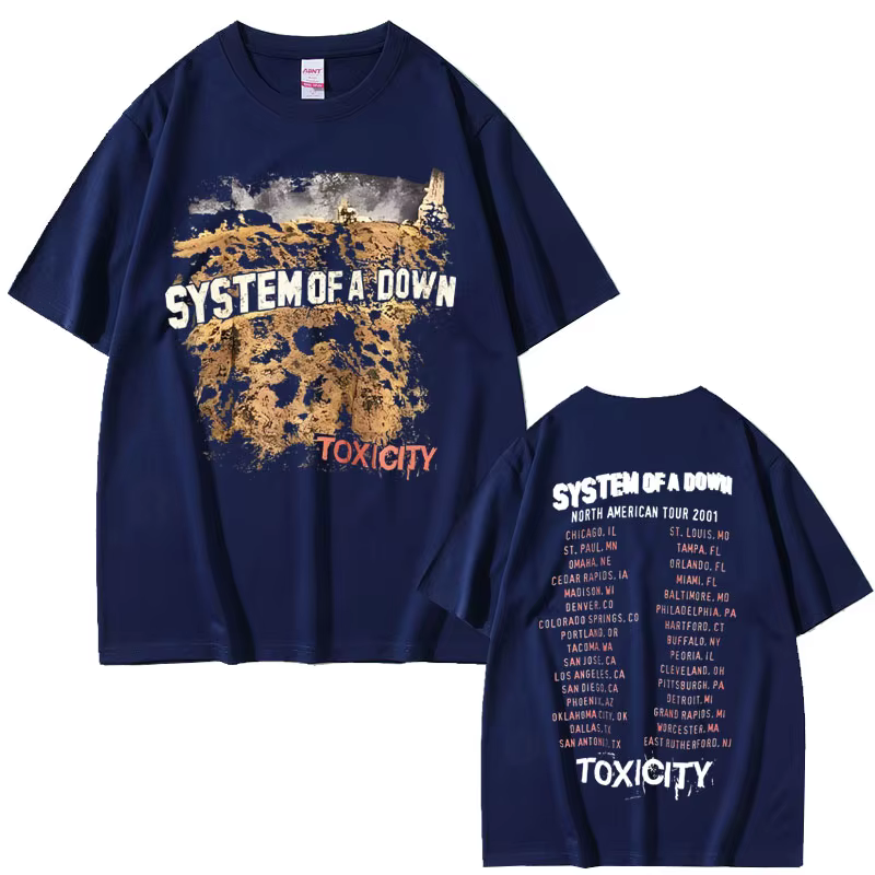 T-shirt Punk Rock pour hommes et femmes