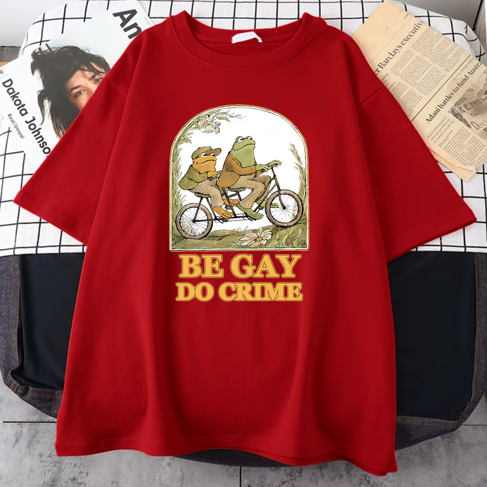 Be Gay Do Crime imprimé hommes coton t-shirts décontracté tout-mathématiques à manches courtes Vintage créativité col