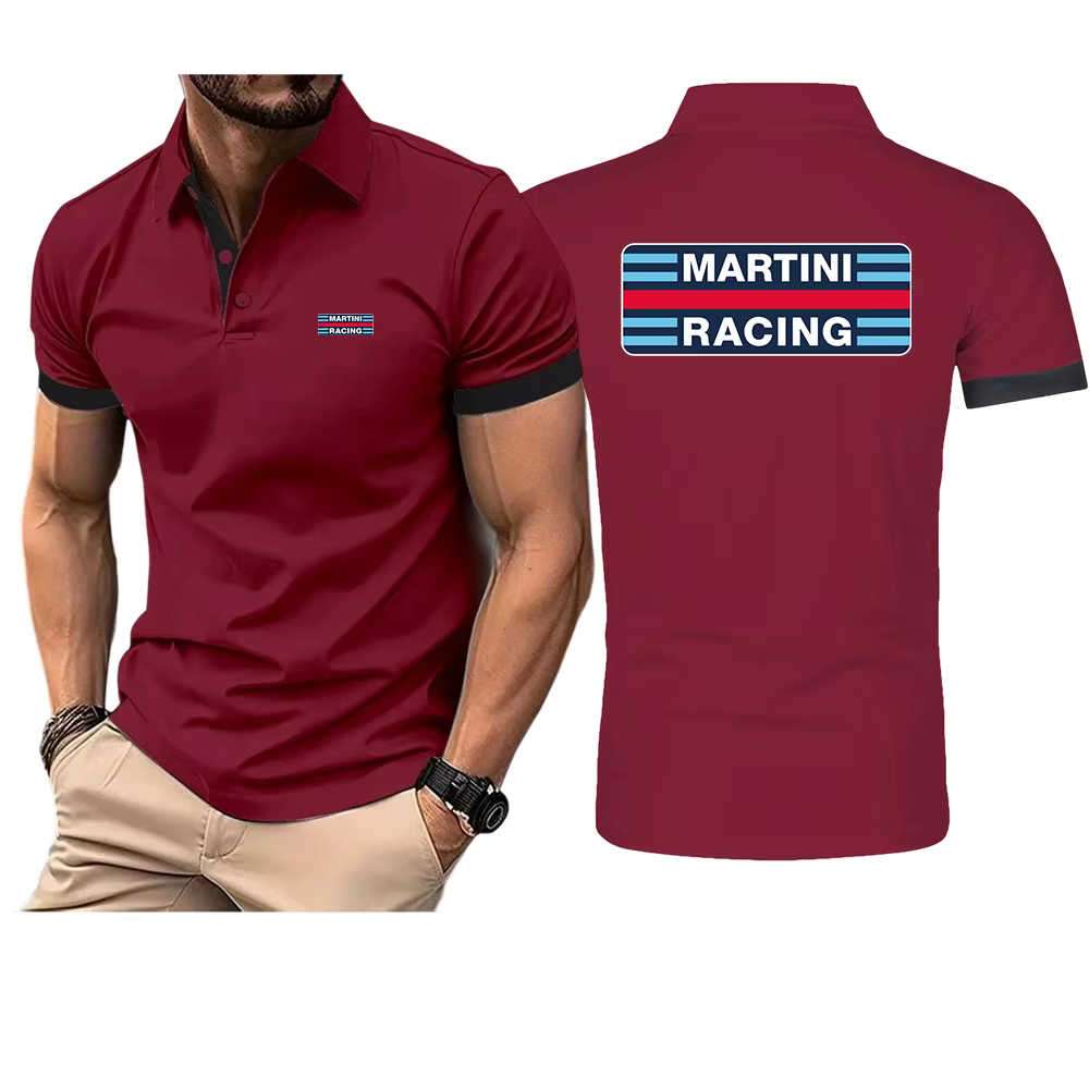 Chemise polo pour homme en coton
