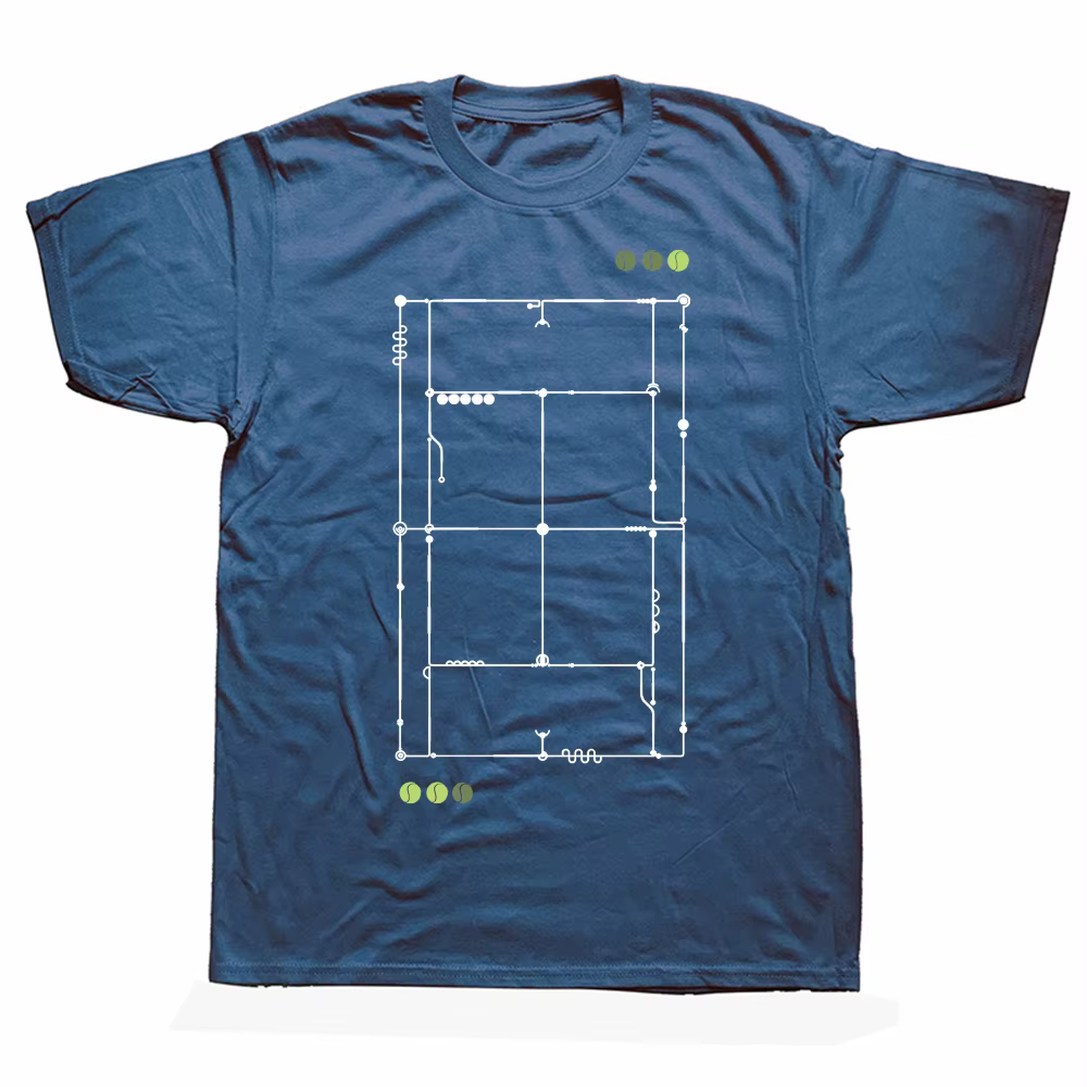 Drôle le joueur de Tennis graphique T-shirts hommes femmes mode t-shirt décontracté 100% coton ample surdimensionné