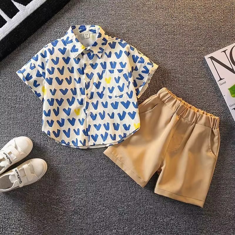 T-shirt d'été à manches courtes pour garçons