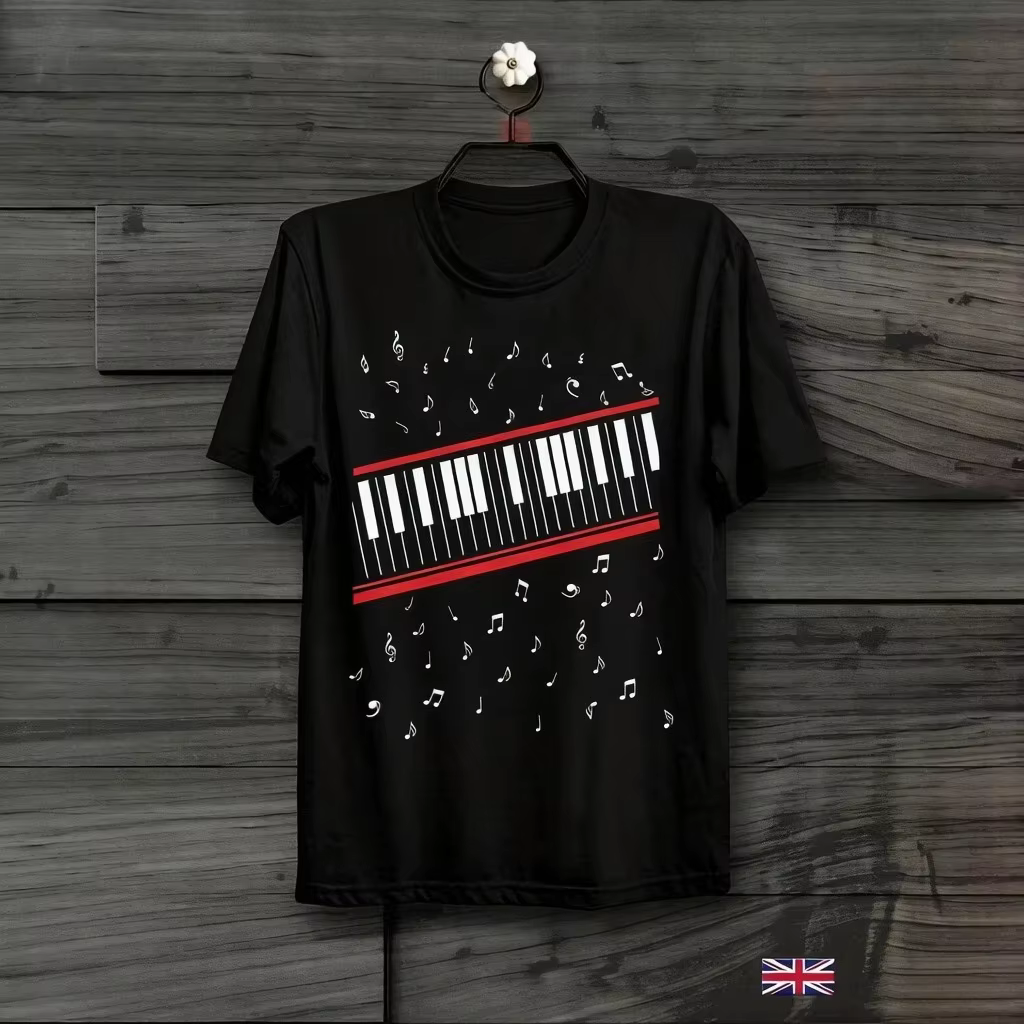 T-shirt imprimé Michael Jackson Movie MJ Beat It Piano