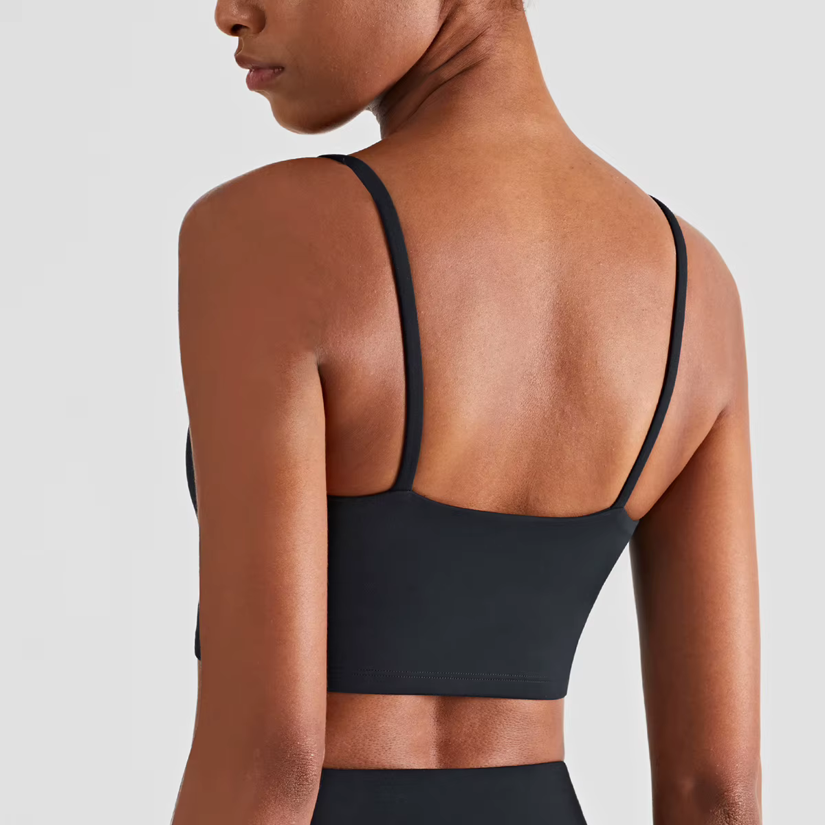 Bretelles débardeurs de Yoga pour Fitness sensation nue soutien-gorge de Sport gilet de gymnastique femmes Camisole