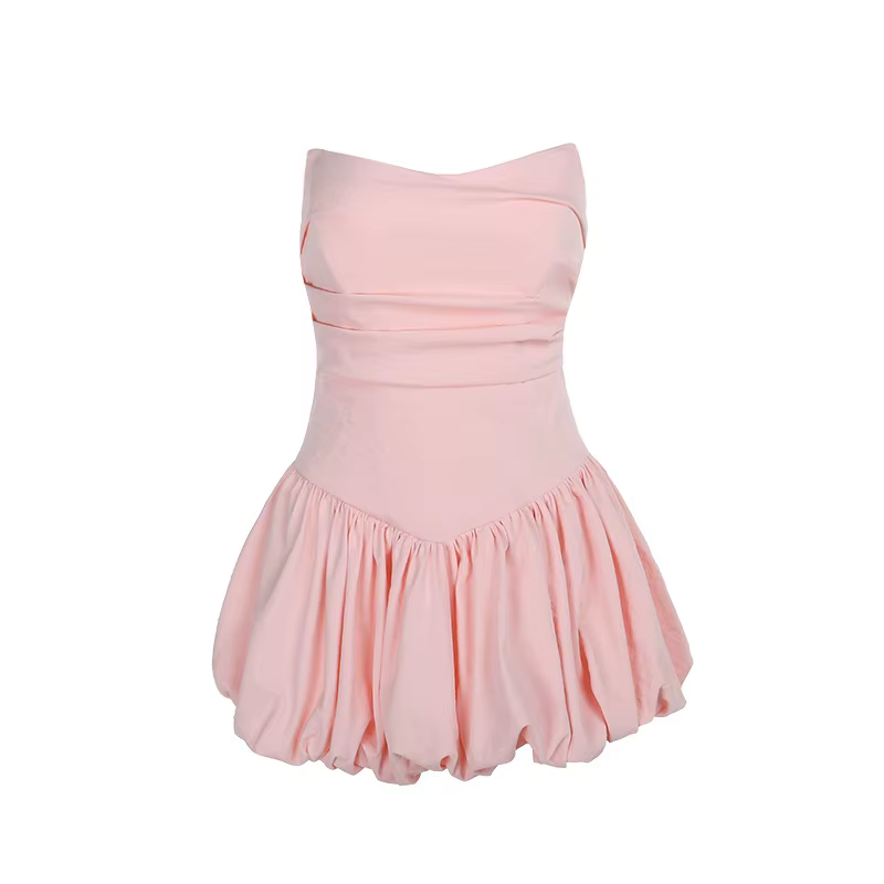 Robe bustier sexy à motif floral