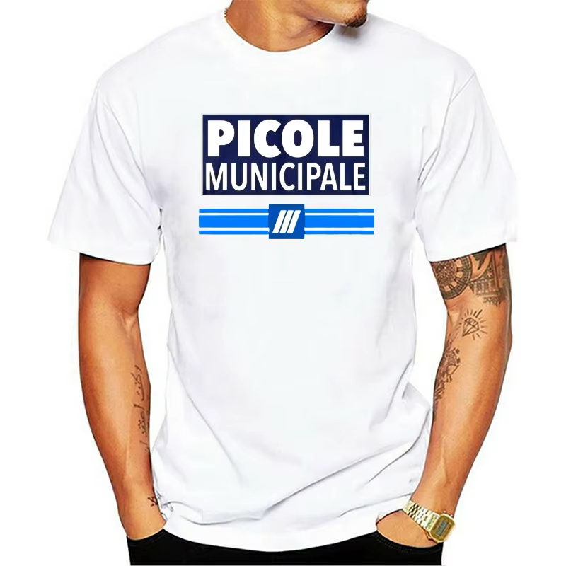 Picole Municipale 3 Standard unisexe T-Shirt hommes été coton doux col rond classique décontracté t-shirts grande taille