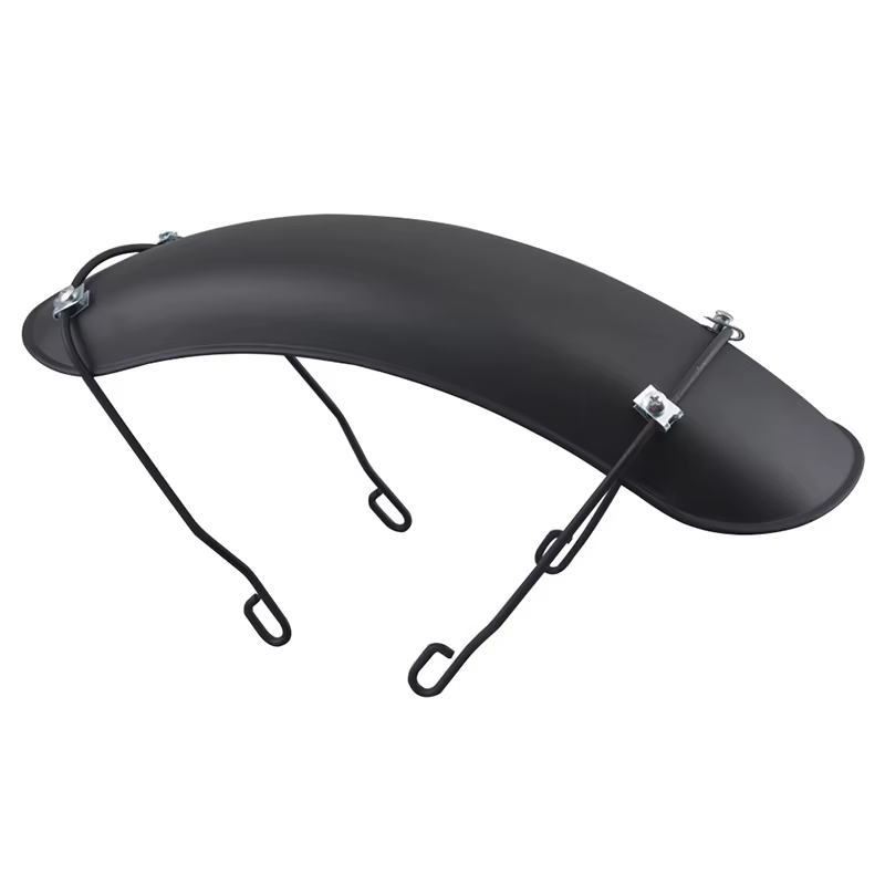 Garde-boue avant de moto Vintage noir mat avec support pour Harley Bobber Honda Yamaha Suzuki GN125 Cafe Racer Tracker