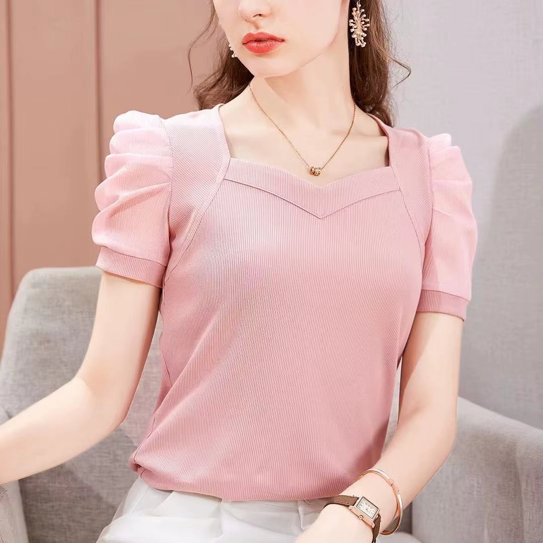T-shirt à manches courtes pour femme