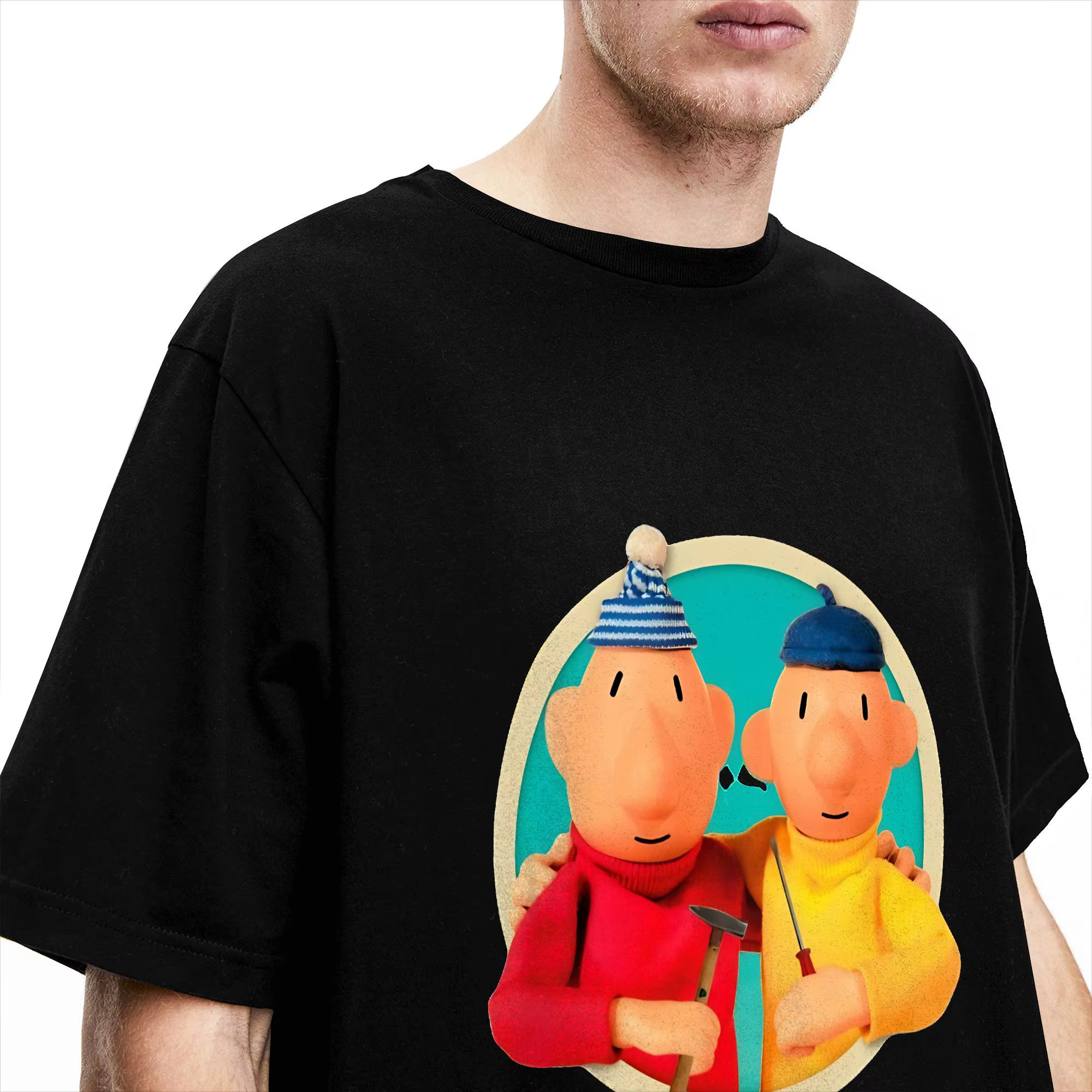 T-shirt pour homme Pat et Mat