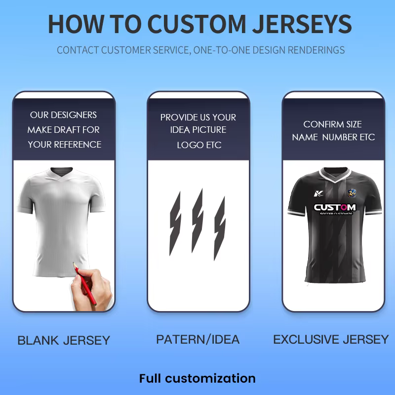 Chemise de football par sublimation en gros Kit d'uniformes