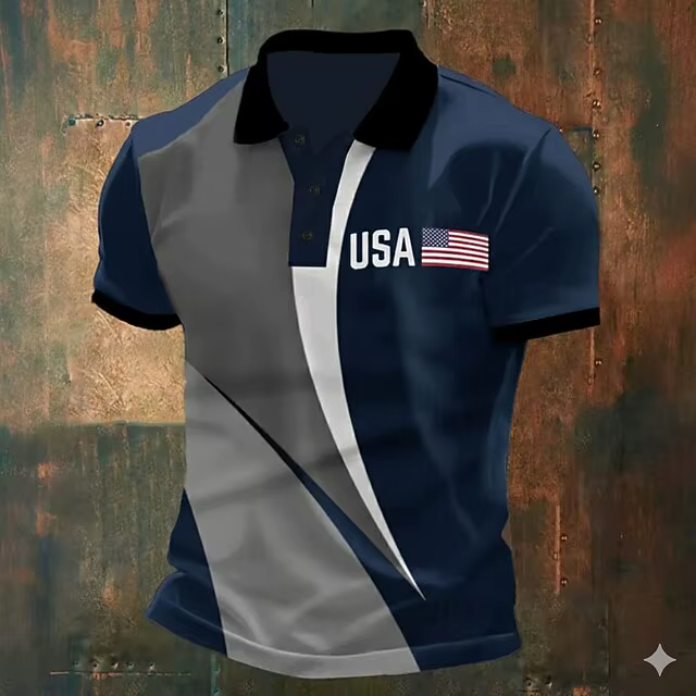 Polo Homme USA 250e Anniversaire Manches Courtes – Chemises