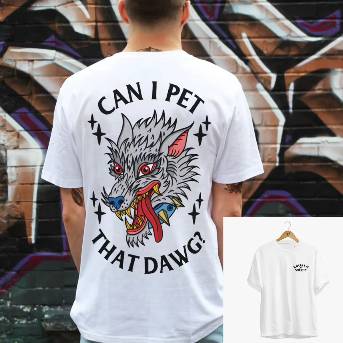 T-shirt décontracté style rétro « Not Everyone's Cup of Tea » avec motif tatouage
