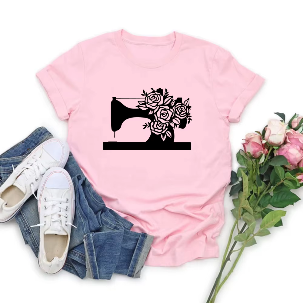 T-shirt fantaisie de couturière pour femme
