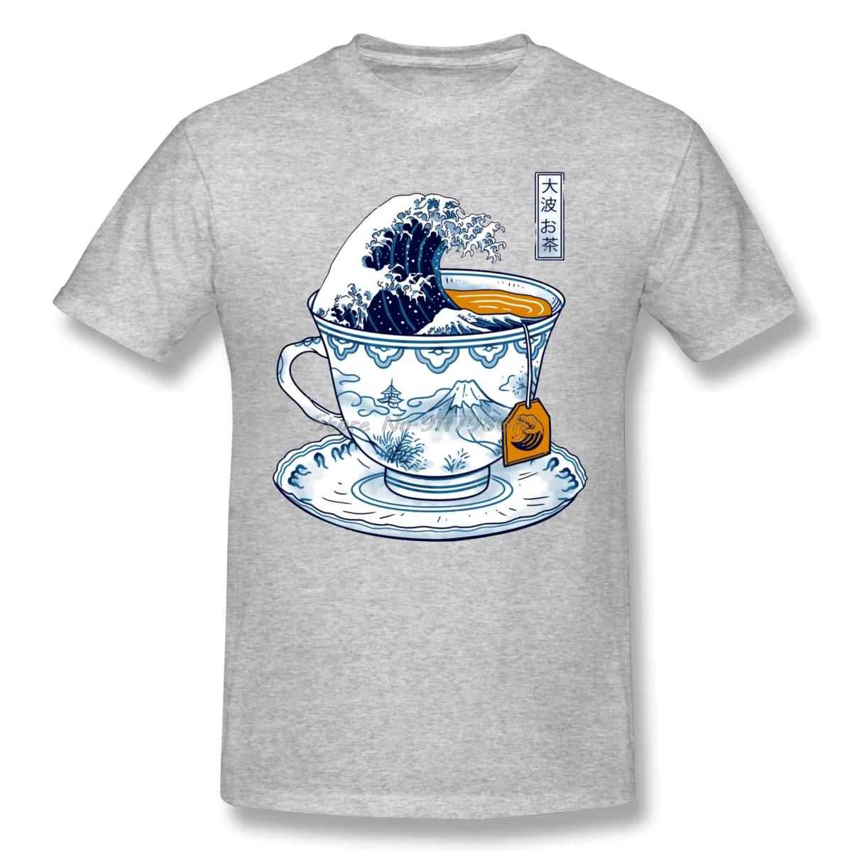 T-shirt à Manches Courtes et Col Rond pour Homme
