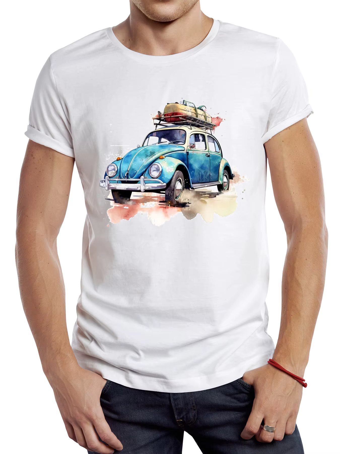 T-shirt graphique rétro pour homme