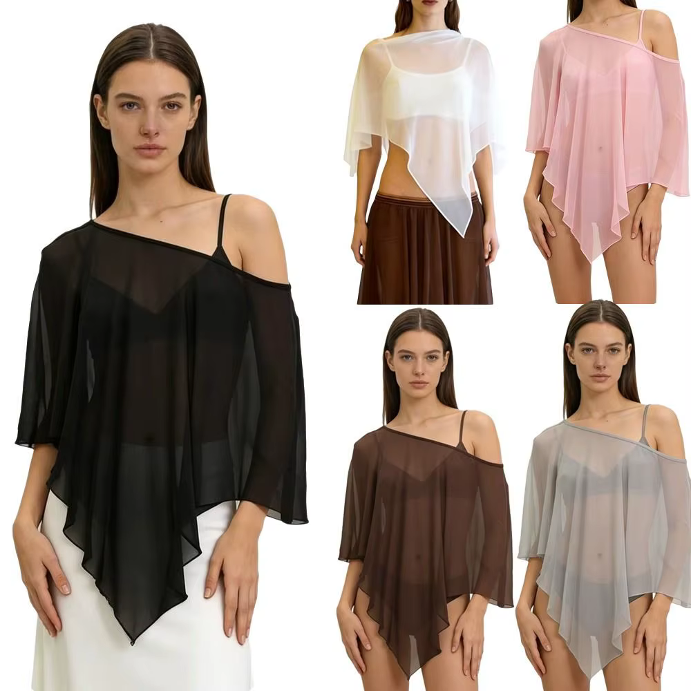 T-shirt asymétrique pour femme