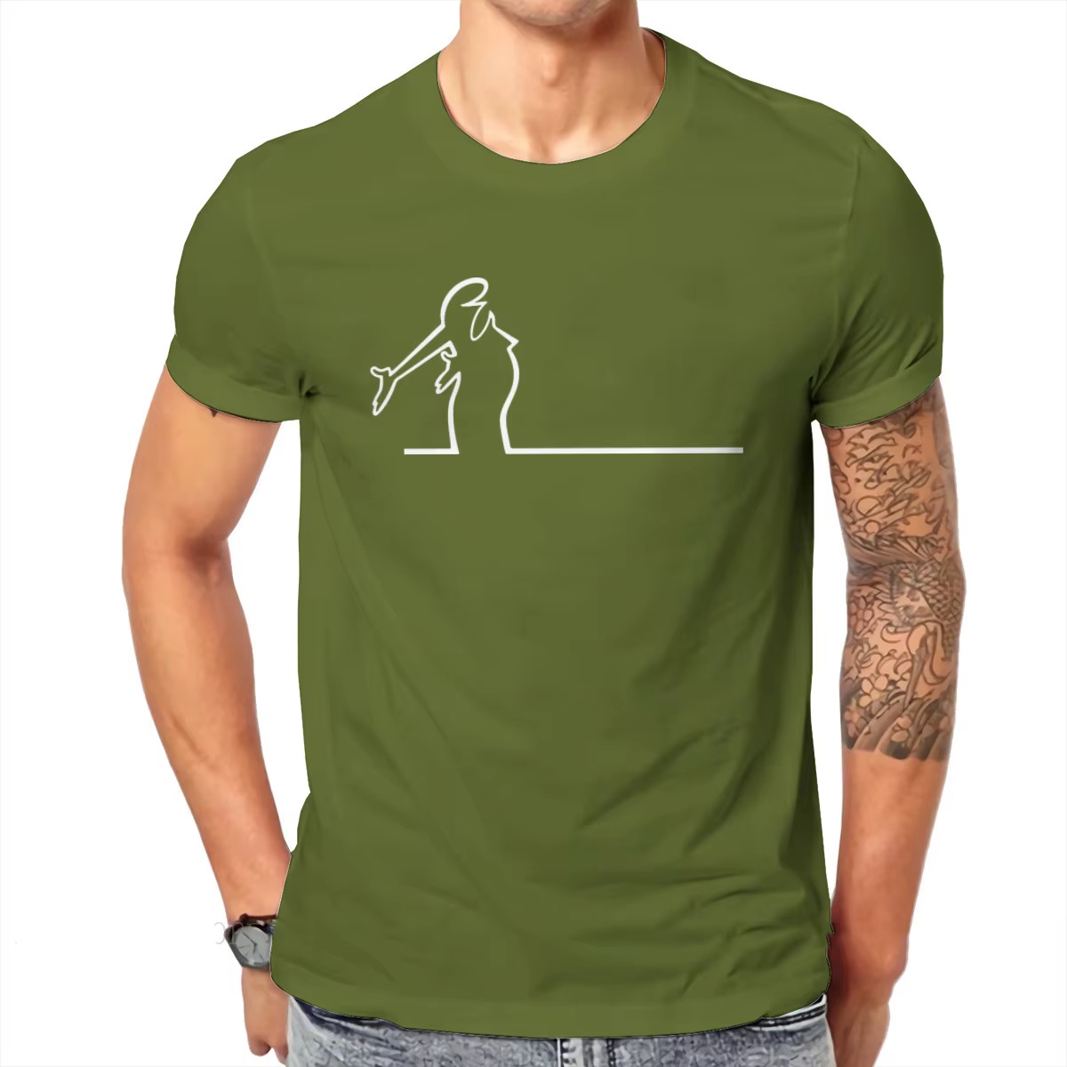 La Linea gauche Pls T-shirt graphique
