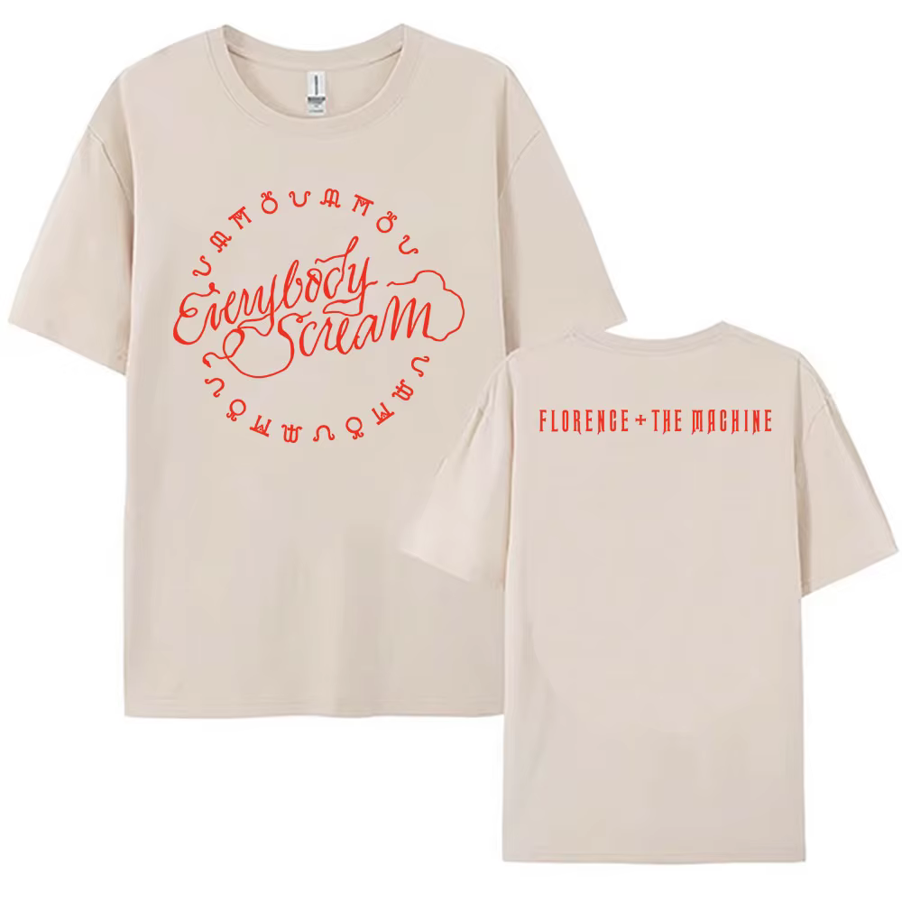 FLORENCE + la MACHINE saisons T-shirt à manches courtes coton femme