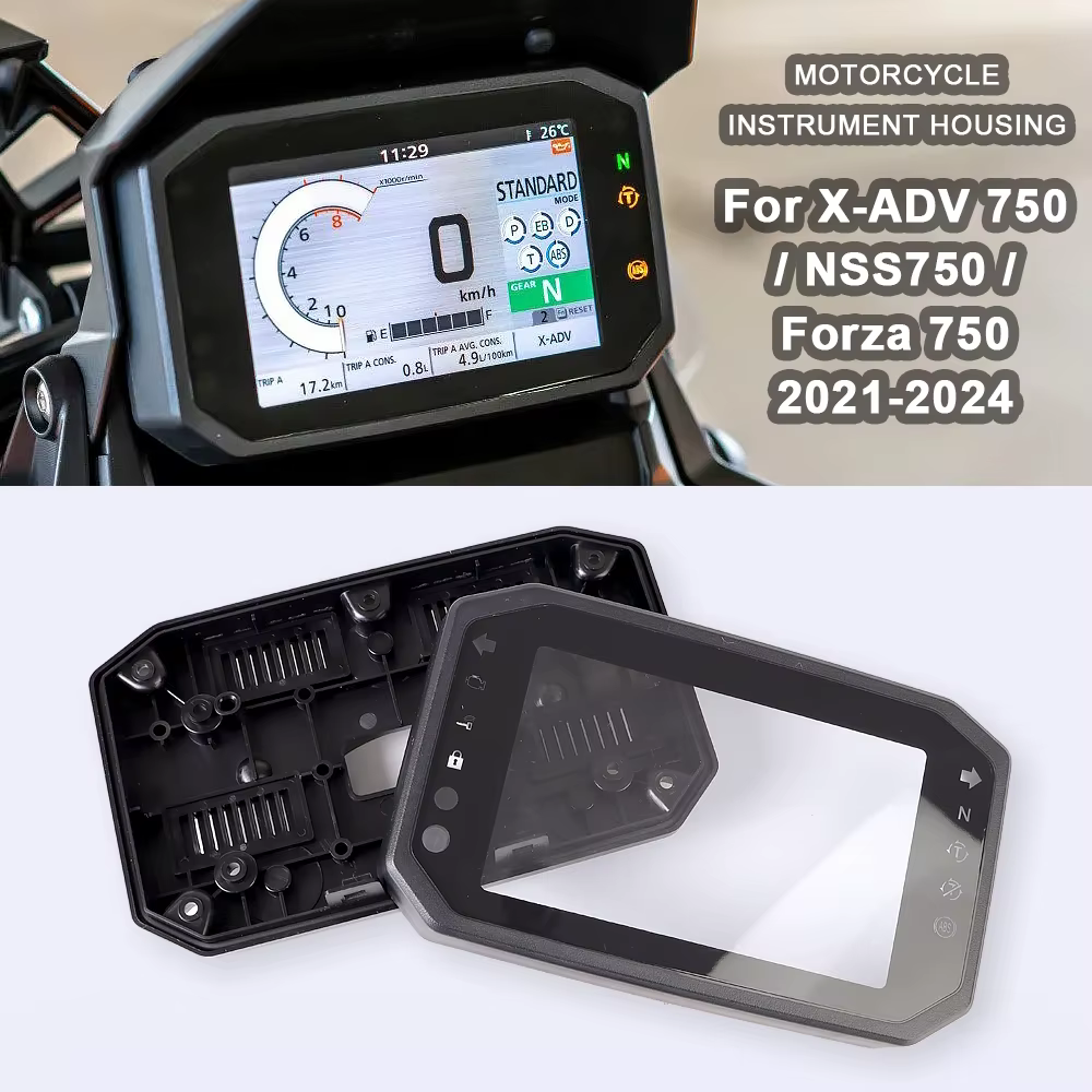 Pour Honda X-ADV 750 Forza 750 NSS750 2021 2022 2023 2024 – Boîtier d'instrumentation de moto, accessoires, boîtier de compteur de vitesse et tableau de bord