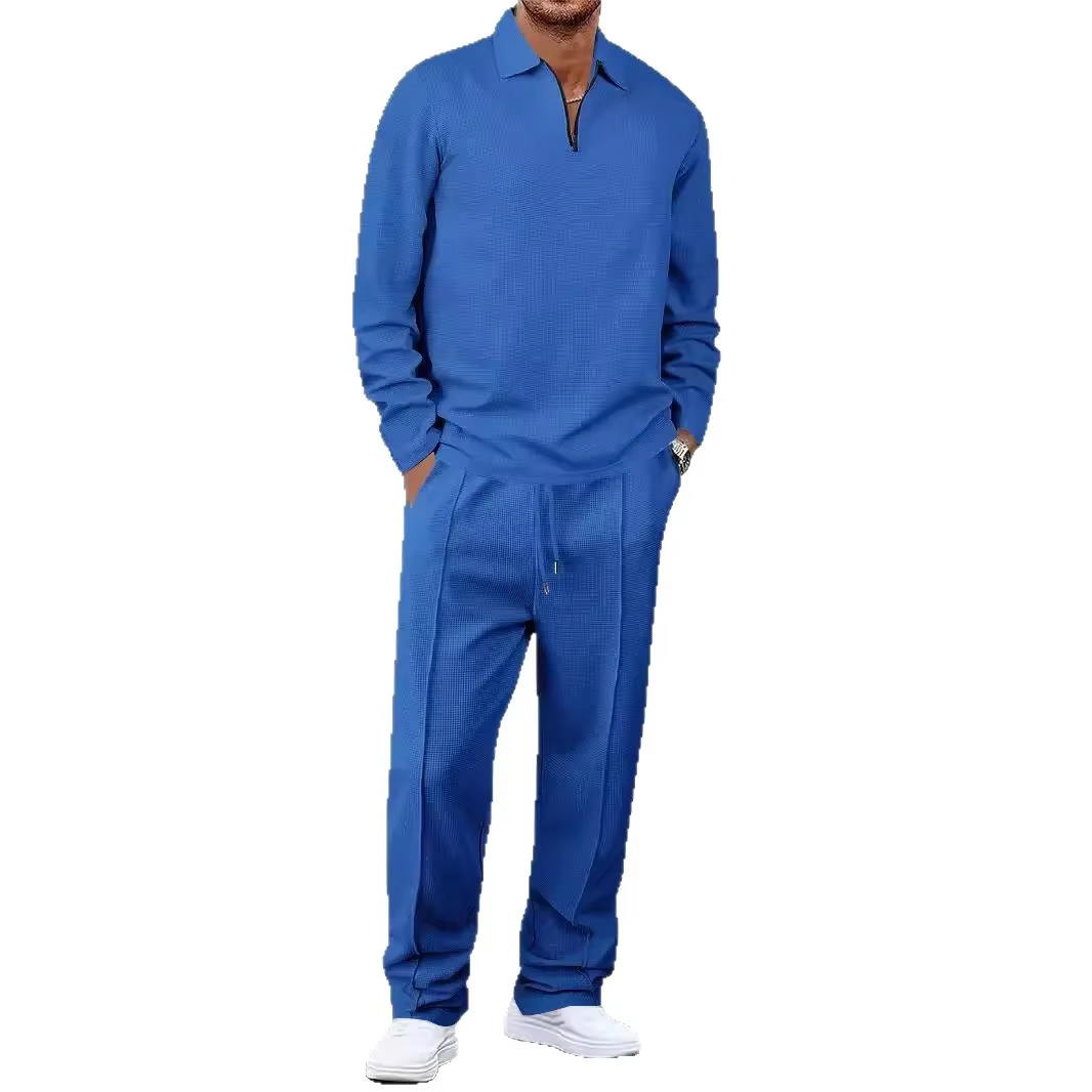 Polo et pantalon à manches longues pour hommes