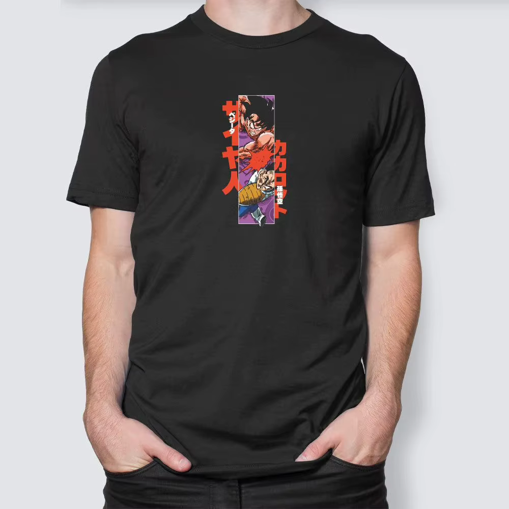 T-shirt Dragon Ball Son Goku imprimé anime japonais