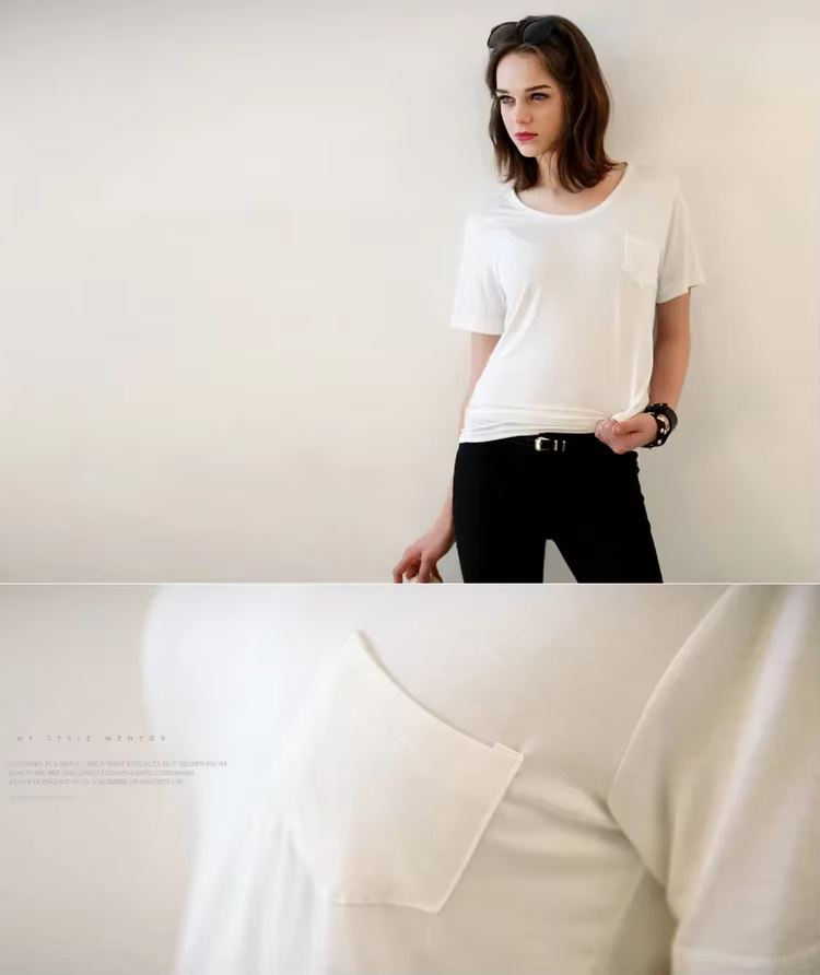 MRMT 2026 Nouveau T-shirt pour femme à manches courtes en modal