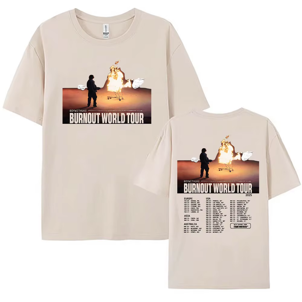 Boywithuke-T-shirt manches courtes col rond femme/homme