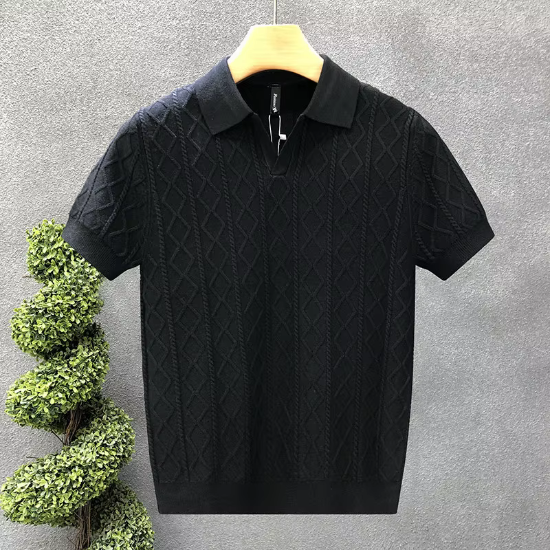 Pull à manches courtes pour homme