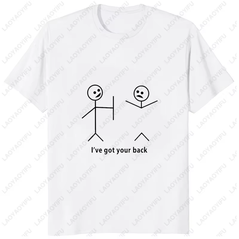 T-shirt Industries castique imprimé I Got Your Back pour homme et femme