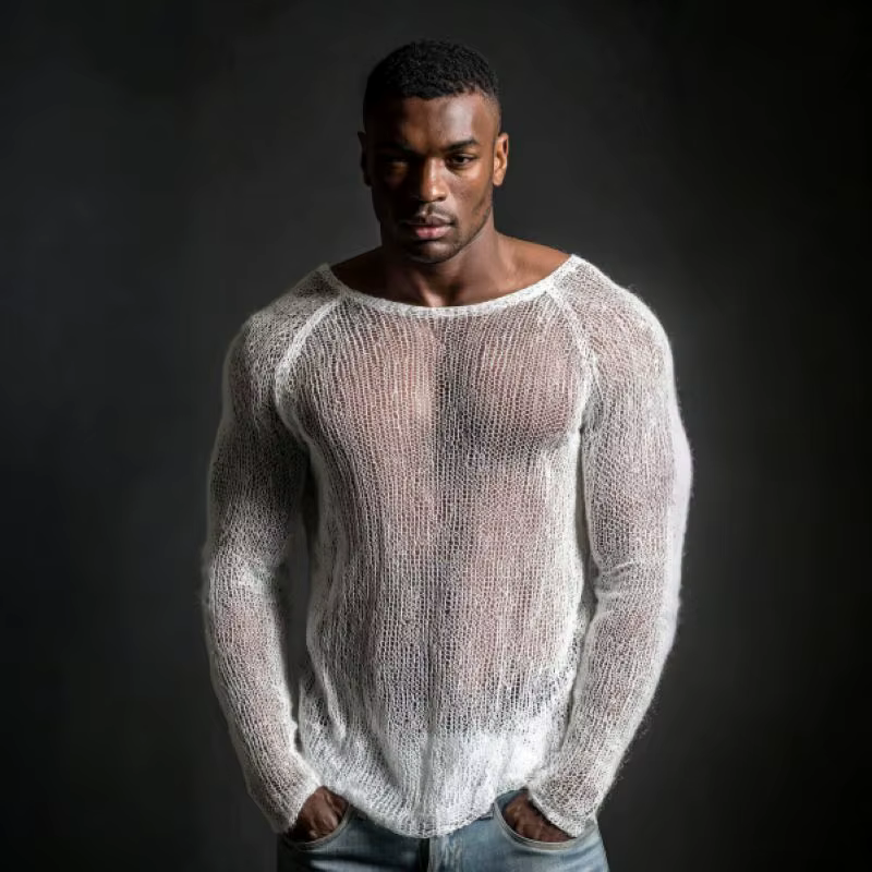 T-shirt décontracté sexy pour homme
