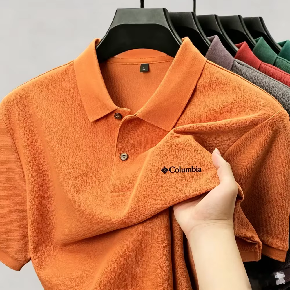 Polo décontracté pour homme à manches courtes