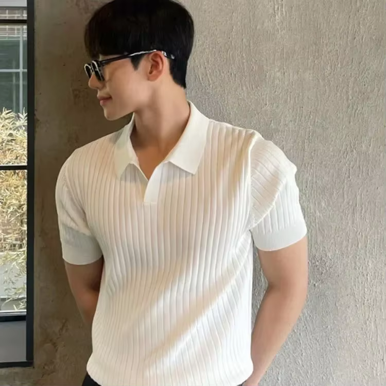 ChimPolo-Chemise à Manches Courtes pour Homme