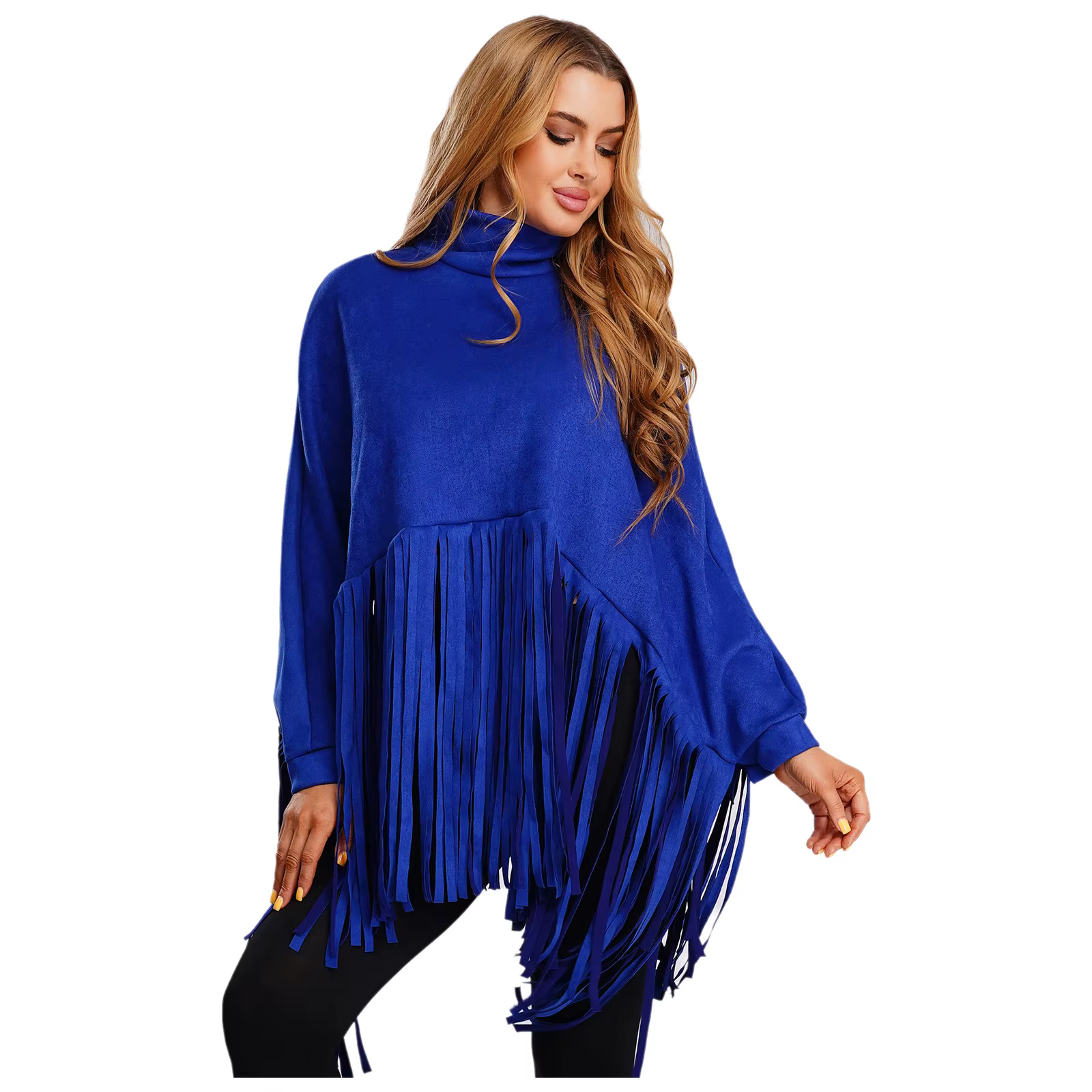 Pull rétro en Faux daim pour femmes