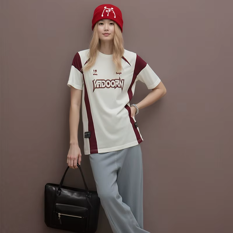 Veidoorn T-shirt d'entraînement à séchage rapide pour hommes et femmes