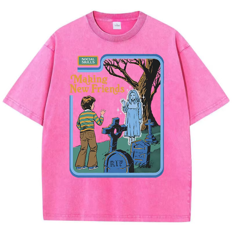 T-Shirt Décontracté et Respirant en Coton pour Homme et Femme