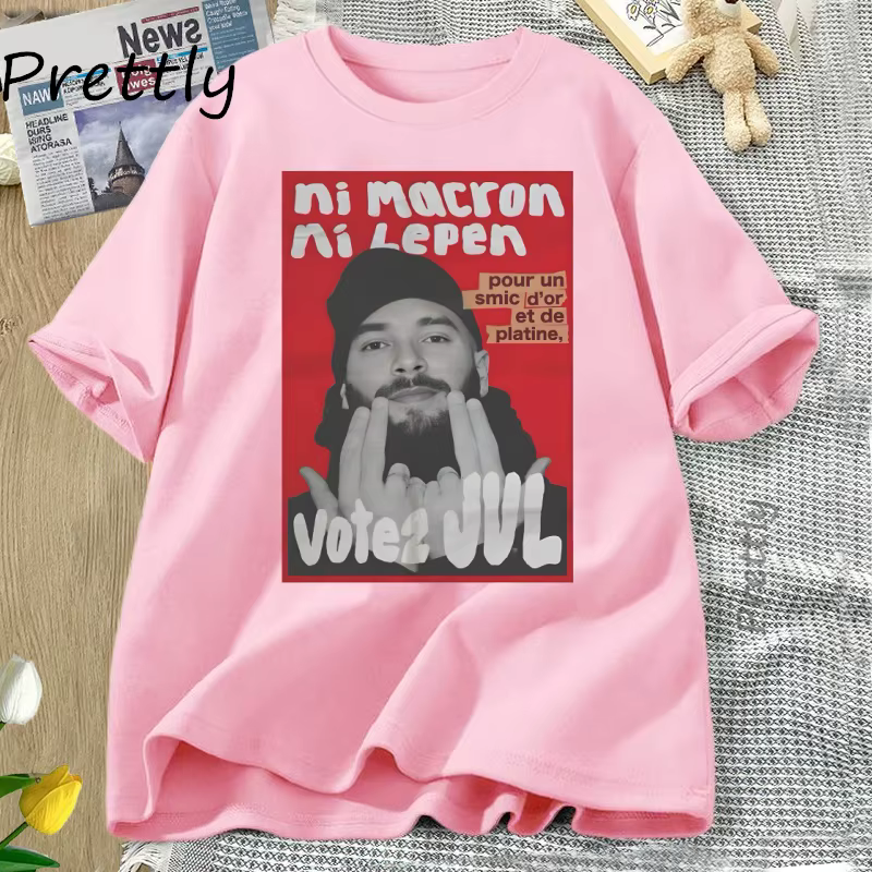 JUL T-shirt rappeur Hip Hop coton à manches courtes