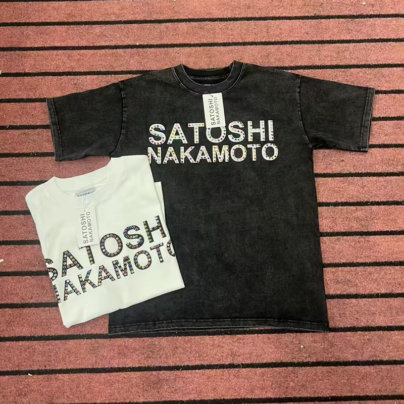 T-shirts SATOSHI avec photo réelle