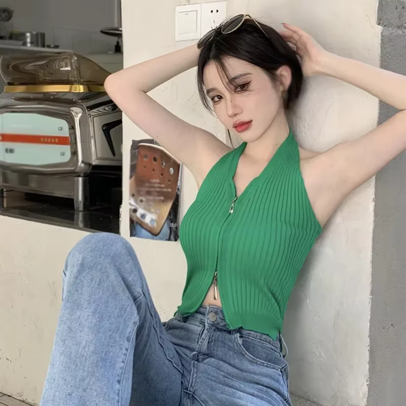 Camisole à col en V pour femme