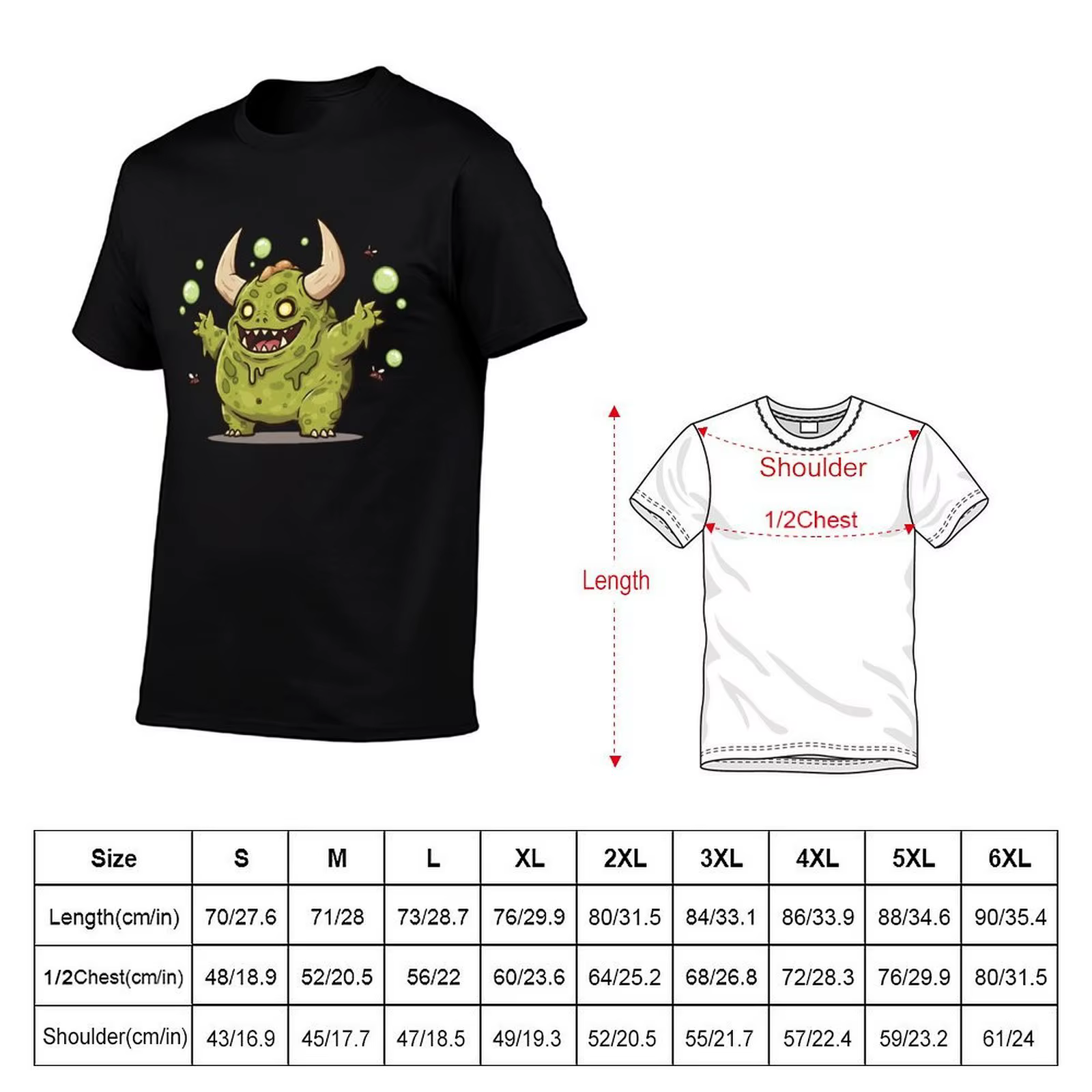 Drôle Nurgle émotionnel T-Shirt homme