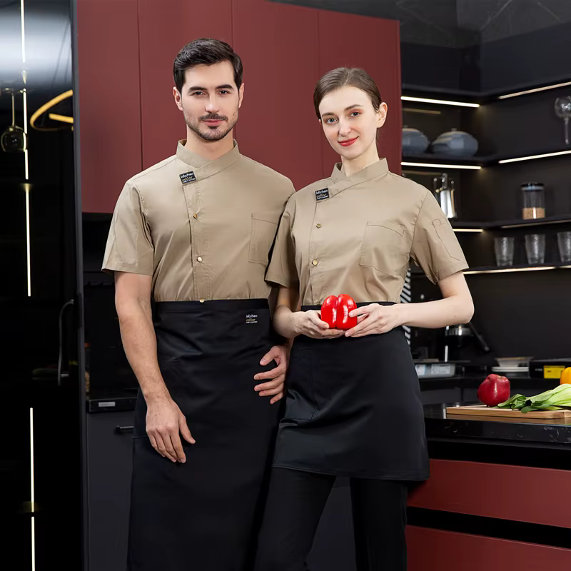 Uniforme de Chef de tête d'été pour hommes